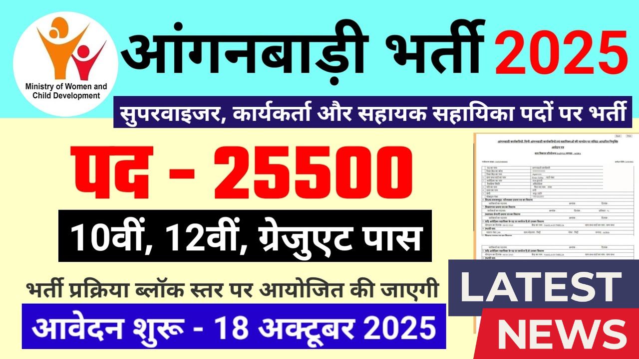 Anganwadi Bharti 2025